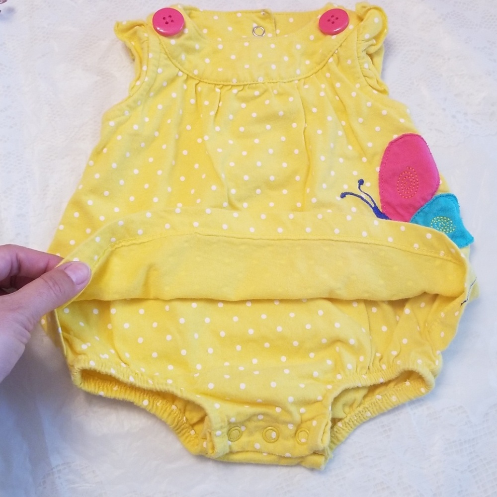 Nwot Carters Baby Girl Dress Size 6 Months - Picture 4 of 5